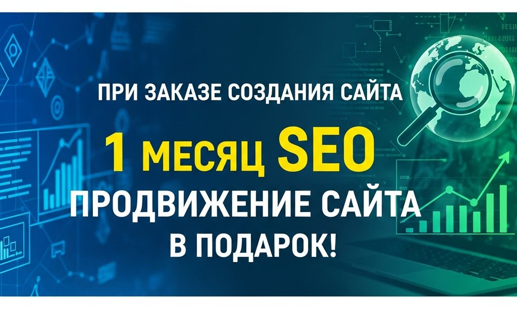SEO-продвижение сайта в подарок при заказе разработки